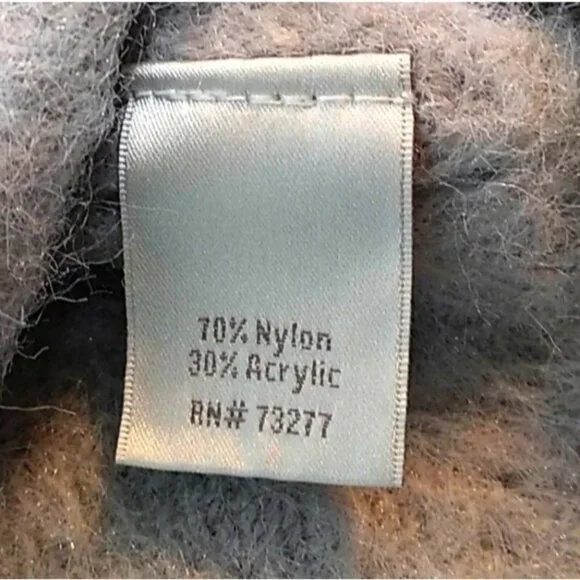 LC Lauren Conrad Women's Sweater Gray Purple Sz S Fair Isle Boat Neck Soft Cozy - Picture 11 of 11